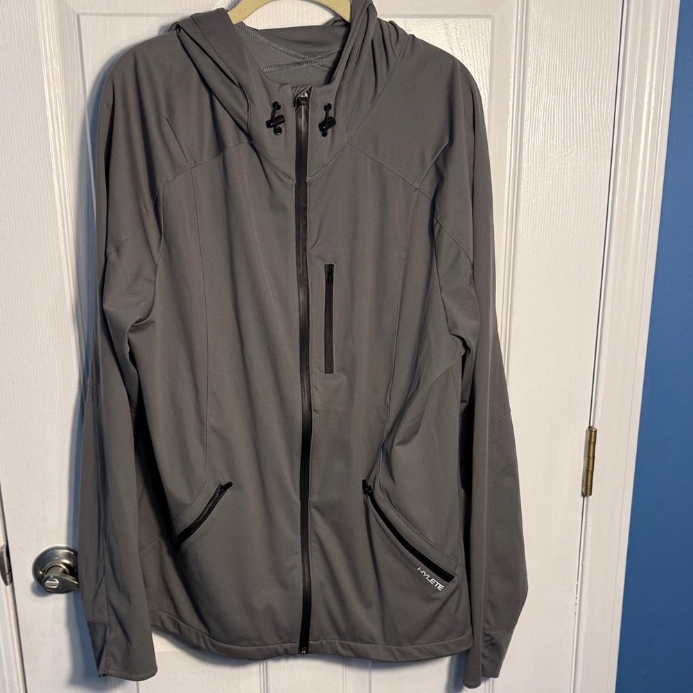 Hylete Men's Gray Performance Jacket - image 1